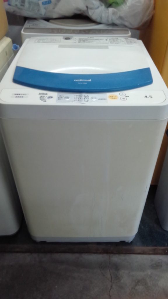 ナショナル製の洗濯機