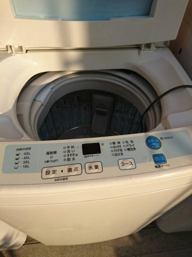 洗濯機の機能