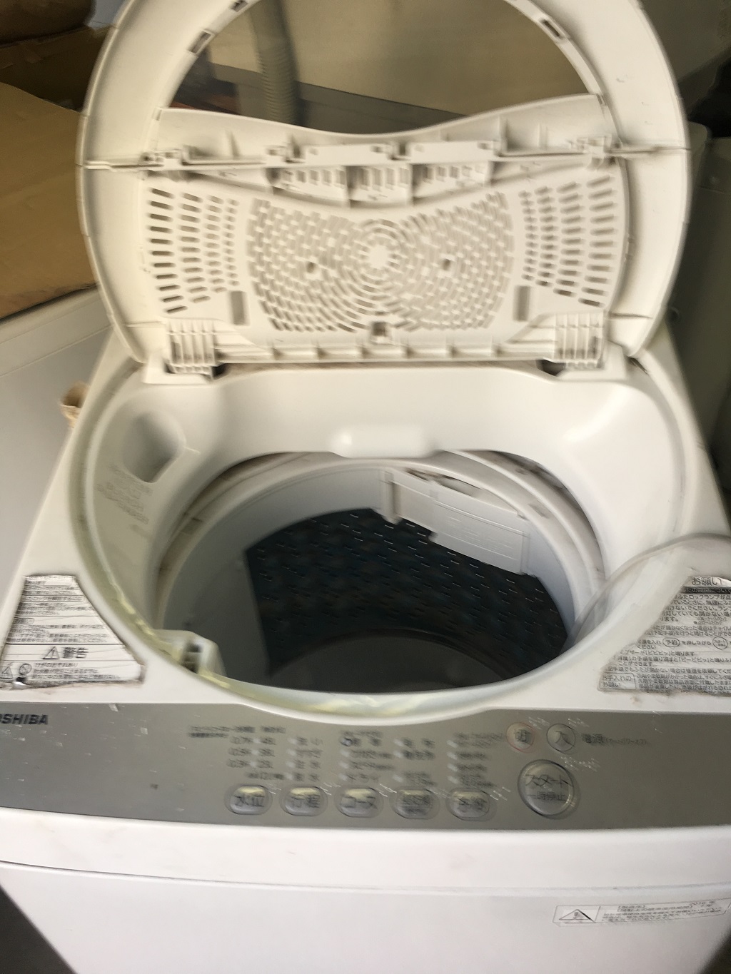 標準付属品が揃った洗濯機