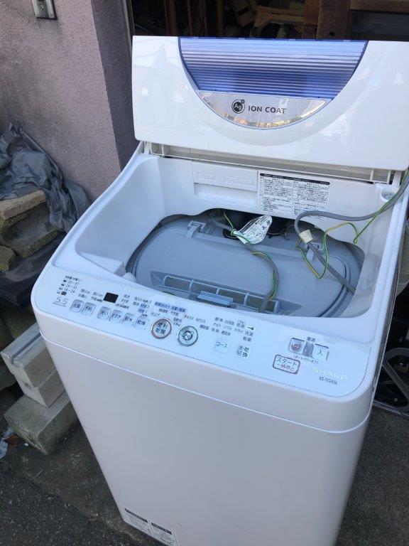 洗濯機の標準付属品