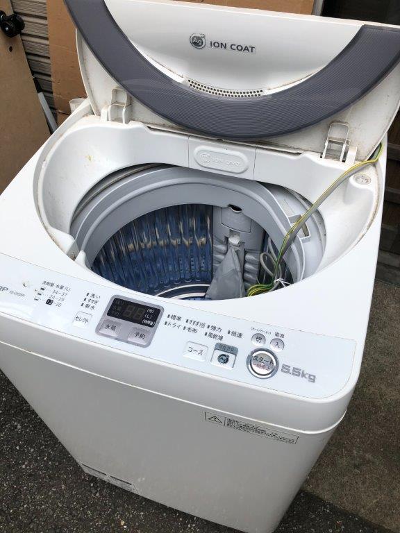 洗濯機の標準付属品