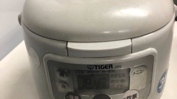 タイガー製の炊飯器