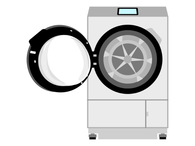 洗濯乾燥機のイラスト