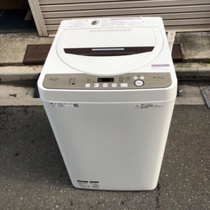 シャープ製の縦型洗濯機「ES-GE6D-T」