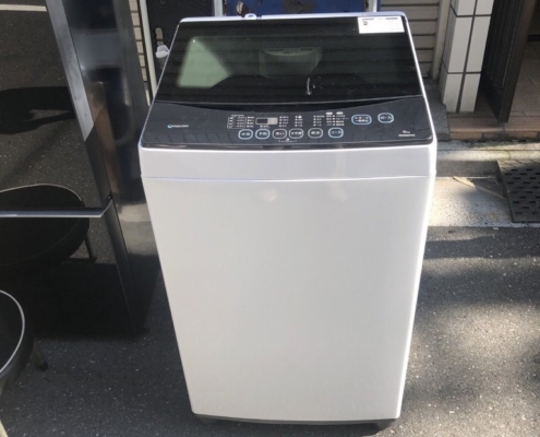 maxzen 全自動洗濯機 JW06MD01WB 6.0kg 外観写真 回収前の状態