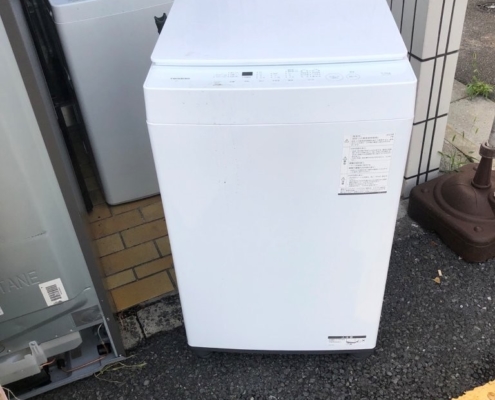 ツインバード 全自動洗濯機 WM-ED55 5.5kg 本体正面外観 稲城市 洗濯機回収