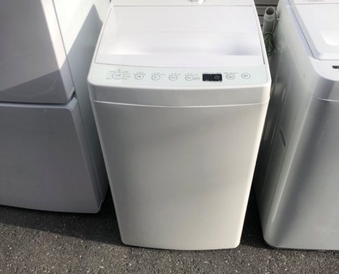 埼玉県草加市北谷で回収したTAG label by amadana全自動洗濯機4.5kgの正面外観