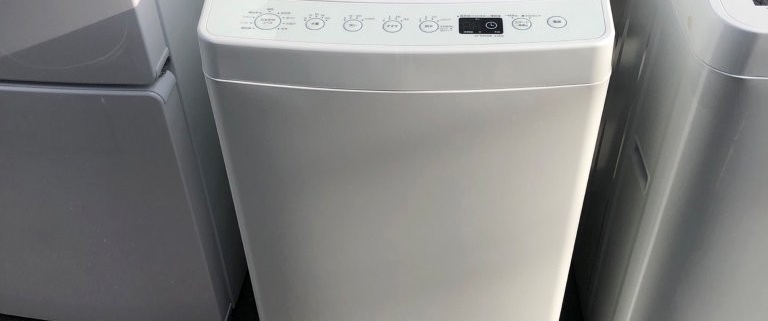 埼玉県草加市北谷で回収したTAG label by amadana全自動洗濯機4.5kgの正面外観