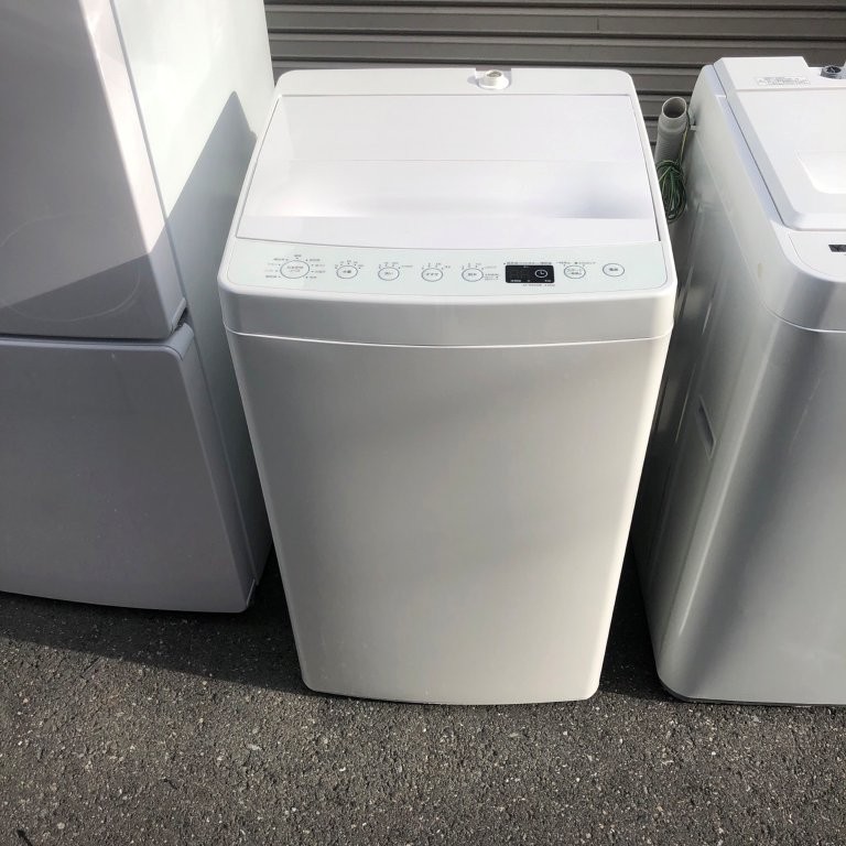 埼玉県草加市北谷で回収したTAG label by amadana全自動洗濯機4.5kgの正面外観