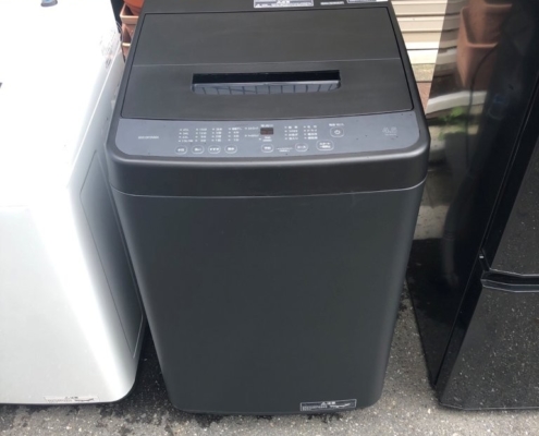 東京都西東京市新町の賃貸マンションで回収したアイリスオーヤマ縦型洗濯機TNI-45A1-B（4.5kg）の外観