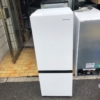 東京都狛江市和泉本町で回収したHisense 2ドア冷凍冷蔵庫 HR-D16F（162L・2023年製）の正面外観