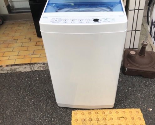 千葉県野田市親野井で回収したHaier全自動洗濯機JW-C60FK（6.0kg）の操作パネル部分