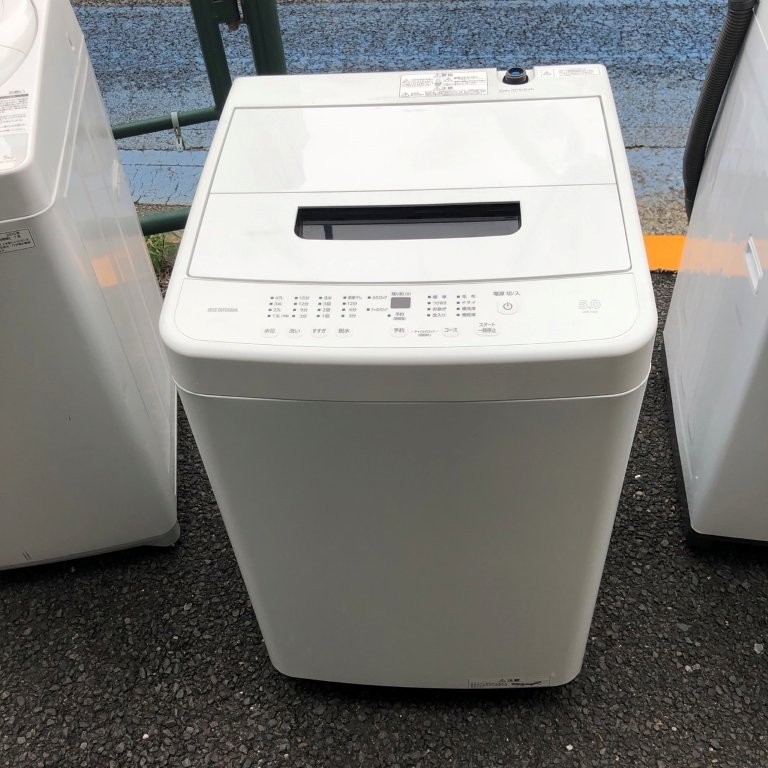 新宿区若葉 IAW-T504 洗濯機 正面外観 東京都新宿区若葉 洗濯機回収 IRIS OHYAMA IAW-T504 5.0kg 正面外観