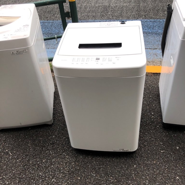 新宿区若葉 IAW-T504 洗濯機 斜め外観 東京都新宿区若葉 洗濯機回収 IRIS OHYAMA IAW-T504 斜め角度外観